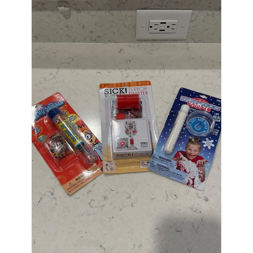 Sick Science Insta Snow Powder and‎ Amazing Spheres Science Kits for Kids